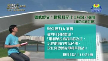 《靈情日記 – 舊約》- 第460集﹕當心重物輕神