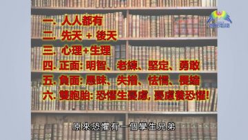 擊退恐懼(上) 王一平牧師 《一言道破》