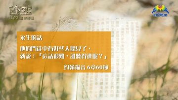 創世電視《靈情日記》第193集 –  生命的糧